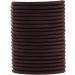 12 PCS BROWN Elastic Hair Bands 3mm Elastic Hair Ties Ponytail Holders Bulk Hair Ties No Metal Gentle Elastics for Women Men Girls Kids (Brown) - A2THIBRO - Buy Online on GoSupps.com