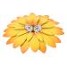 Yardenfun Hanging Wall Art Wall Hanging Home Decor 3d Flowers for Wall Decoration 3d Wall Art Decoration Manual Pare 21x21cm Yellow