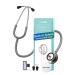FriCARE Stethoscope - Stethoscopes for Nurses Nursing Students Vet - Estetoscopio Replacement for Medical Diagnostic Gear StethoMedic Essentials FSA HSA Eligible Budget Model Grey Tubing 30 inch