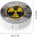 Nuclear Reactor Symbol Round Case For Contact Lens Kit Storage Box with Mirror Printed - Buy Online on GoSupps.com