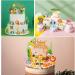 16-Piece Safari Jungle Cake Decoration Set for 1st Birthday | Forest Animals Topper for Girls - Buy Online on GoSupps.com