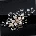DOITOOL Rhinestone Hair Accessories Decorate Rhinestone Bridal Headdress Banana Clips Hair Small Dust Pan Bridal Headpiece Wedding Hair Accessories Tiara Bride Comb The Flowers - Buy Online on GoSupps.com