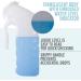 Wonder Sky 1000mL Urinal Bottle for Men - Pack of 2 | Spill Proof, Odor-Shield Lid | Portable & Translucent Plastic Container for Car Travel, Elderly, Incontinence - 2 Count - Buy Online on GoSupps.com