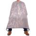 Waterproof Barber Cape -Rose Gold Elegant Decorative Floral Pattern Cheetah Haircut Bib for Men Unisex Hair Cutting Cape(8rp1a)