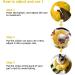 KUDES Sunflower Small Dog Recovery Collar - Adjustable E-Collar for Wound Healing - Elizabethan Collar for Small Pets - Cute Design - Size Small (up to 4lb) - Buy Online on GoSupps.com