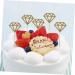 ibasenice Wedding D cor 300 Pcs Diamond Cake Topper Happy Birthday Topper Cake Picks Gold Diamond Topper Capacillos Para Cupcake Decor Cupcakes Diamond Cupcake Topper Paper Cup Wedding - Buy Online on GoSupps.com