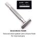 Buy Parker Semi Slant Safety Razor with 5 Premium Double Edge Blades Satin Chrome | International Shipping - Buy Online on GoSupps.com