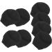 TEHAUX 8 Pairs Breathable Forefoot Toe Socks for Heels - Absorbent, Invisible, and Comfortable - Miss Black Cotton Sponge Silicone - 0.6X9X10.5CM - Buy Online on GoSupps.com