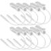 AYNEFY Tens Ear Clips 10pcs Ear Clips For Tens Unit 2.0mm Electrode Lead Wires Plug Ear Clamp Connecting Cable Replacement for TENS Massage Machine - Buy Online on GoSupps.com
