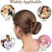 URAQT Hair Bun Shaper 2Pcs - Easy Donut Bun Maker for French Twist & Ballet Hairstyles - Stylish Hair Styling Accessories for Girls & Women in Beige - Buy Online on GoSupps.com