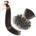 16" Pre Bonded Human Hair Extensions 0.5g*200 Strands #1B Natural Black (100g) - Buy Online on GoSupps.com