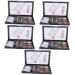 Didiseaon 5 Sets Eyebrow Powder Set Beauty Tools Eye Shadow Make up Palettes Abs Eyebrow Stickers Cosmetic