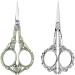 Vintage Stainless Steel Cuticle Embroidery Scissors - 2pc Set for Beauty Grooming and Manicure - Buy Online on GoSupps.com