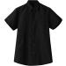 Men's Linen Short Sleeve Reversible Collar Shirt - Black Henley with Pocket | 4XL Business & Medieval Style - Buy Online on GoSupps.com