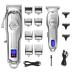 2 in 1 Full Metal Combo Kit Barber Hair Clipper For Men Professional Electric Beard Hair Trimmer Rechargeable Haircut
