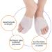 Niceneeded 2PC Silicon Gel Sock Pads Breathable Toe Protection for Ballet Dance Shoes Comfort Pillows for Large Toes - Buy Online on GoSupps.com