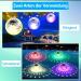 Antyingkai 2-Piece Solar Floating Pool Lights - Waterproof LED Lighting for Garden Pond & Party Accessories - Buy Online on GoSupps.com
