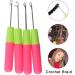 MsLoosily Latch Hook Crochet Needle Set - Ideal for Micro Braids, Hair Extensions, Feathers, and Carpets - 4Pcs Latch Hook Tool - Buy Online on GoSupps.com