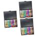 FRCOLOR 3pcs 40 Combination Cosmetic Makeup Colors Shadow Pallet Eye 1 count (Pack of 1) As Shownx3pcs