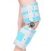 Kids Hinged Knee Brace Children Toddler Knee Immobilizer with Side Stabilizers Pediatric Medical ROM Post Op Knee Brace for Knee Pain Arthritis ACL PCL MCL Meniscus Tear Injuries (Small)