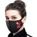 Riou 5-Piece Washable Cotton Mouth Protection - Breathable Dustproof Face Covering for Men & Women - Buy Online on GoSupps.com
