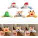 xbiez Plush Hair Claw Clip for Kids Adult Christmas Festival Party Hairclip Girl Hair Barrettes Crab Hair Clip Party Headdress Blue santa claus - Buy Online on GoSupps.com