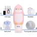 Phantomsky Cute Penguins Silicone Travel Bottles Set - 4 Refillable & Squeezable Containers for Cosmetics Shampoo Lotion (90ml) - Perfect for Travel - Buy Online on GoSupps.com
