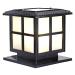 Courtyard Light Courtyard Garden Outdoor Column Light Courtyard Lamp Fence Column Head Lamp Outdoor Waterproof Villa Courtyard Wall Square Solar Gate Column Lamp Solar Fence Light