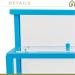 AntHouse - Natural sand ant farm 3D - Model L (sandwich + feed box) Blue - Buy Online on GoSupps.com