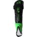 Vizari Malaga Kids Soccer Shin Guards | Youth Soccer Gear for Boys Girls | Protective Equipment | Adjustable Straps - Small Black/Green - Buy Online on GoSupps.com