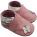 Mejale Soft Leather Slippers for Children 12-18 Months - Rose Papillon | First Steps Shoes - Buy Online on GoSupps.com