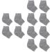 FOMIYES 6 Pairs Dry Feet Socks Rough Calluses Socks Gel Heel Sleeves Feet Repair Socks Heel Moisturizing Socks Stocking Stuffers for Guys Mens Socks Anti Cracked Feet Ankle Socks Man