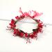 Boho Christmas Headband Flower Crown with Berries | Hair Wreath for Women & Girls - Festive Holiday Accessory - Buy Online on GoSupps.com