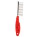 Lukis Stainless Steel Dog & Cat Comb - Coarse Teeth Grooming Tool | Red - Ideal for International Shipping - Buy Online on GoSupps.com