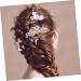 HAPINARY Hair Ornament Bridal Hair Clip Metal Hair Clips Veil Comb Wedding Crystal Hair Combs Barrettes for Women Bridal Veil Rhinestone Bobby Pins Fashion Headwear Accessories Bride French - Buy Online on GoSupps.com