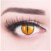 Buy Highly Opaque Orange Demon Nezuko Cat Colored Contact Lenses - Perfect for Cosplay & Halloween - Includes Free Lens Container - 1 Pair - Buy Online on GoSupps.com