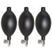 Lamoutor 3Pcs Blood Pressure Latex Bulb Replacement Inflation Bulb Pump Hand Squeeze Sphygmomanometer Bulb with Air Release Valve