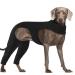 HJYOKUSO recovery suit for dogs surgery suit dog leg surgery suit leak cuff for dogs hind leg protection dog-hinge protection dog cover to prevent licking of bite xxl black