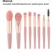 Makeup Brushes 8Pcs Makeup Brush Set Soft Exquisite Novelty Portable Foundation Brush for Girl Foundation Brush Beige White - Buy Online on GoSupps.com