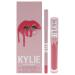 Velvet Lip Kit - 203 Party Girl by Kylie Cosmetics for Women - 2 Pc 0.10oz Velvet Liquid Lipstick 0.039oz Lip Liner
