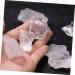 Toyandona 2ST Quartz Mineral Specimens - Geological Rehearsal Sample Ores for Teachers - Natural White Crystal Decor - 3x3cm Transparent Ore Decorations (2 PCS) - Buy Online on GoSupps.com