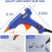 ZFYOUNG Mini Hot Glue Gun Set - 10 Glue Sticks Included | 20w Blue Hot Glue Gun for Quick Repairs, Artist DIY Art, and Home Projects - Buy Online on GoSupps.com