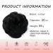 JJstar Curly Wavy Hair Scrunchies - Synthetic Chignon for Women & Girls (Off Black) - Buy Online on GoSupps.com