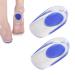 Neoreser 1 pair of heel spur inserts gel heel pillow heel cushion silicone heel shell orthopedic juke insoles for alleviating plantar fasciitis Achilles pain (EU 40-45)