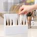 Noverlife 8-Slot Eyelash Tweezer Holder | Acrylic Lash Tweezer Storage Case with Dust-proof Cover | Organizer Stand for Salon & Home - Buy Online on GoSupps.com