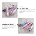 FRCOLOR 3Pcs Colorful Glitter Nail Art Stamper Set | Jelly Clear Nail Stamper for Manicure | Best Nail Art Tool Accessories - Buy Online on GoSupps.com