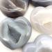 Room Decoration Gemstones for Decoration Natural Geode Agate Heart-Shaped Cluster Handmade Raw Quartz Carved Polished Decoraction Decor Stones Aura Crystal (Size : 55-65mm) - Buy Online on GoSupps.com