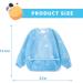 Little Dimsum Long-Sleeved Waterproof Baby Bib with Large Food Pocket (Uranus) - Buy Online on GoSupps.com