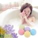 5pcs Colored Natural Bladder Bathing Balls - Stress Relief Essential Oil Shower Cleaners for Women Girls & Kids - Buy Online on GoSupps.com