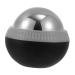 Homsfou 1stk Massage globe made of stainless steel yoga fitness ball rolling ball massage ice ball roller foot massage hand massage devices cold rolling ball answer healthcare roller steel 8.3x7.5x7cm black
